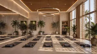 The yoga studio