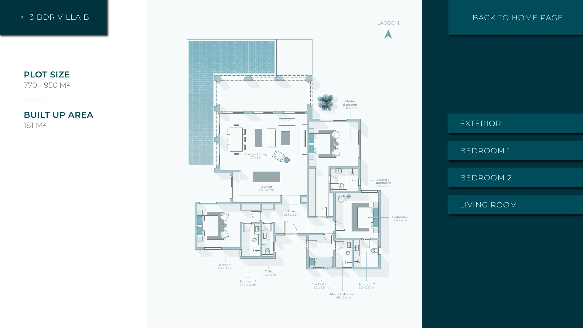 AMAZI Standard Villas location