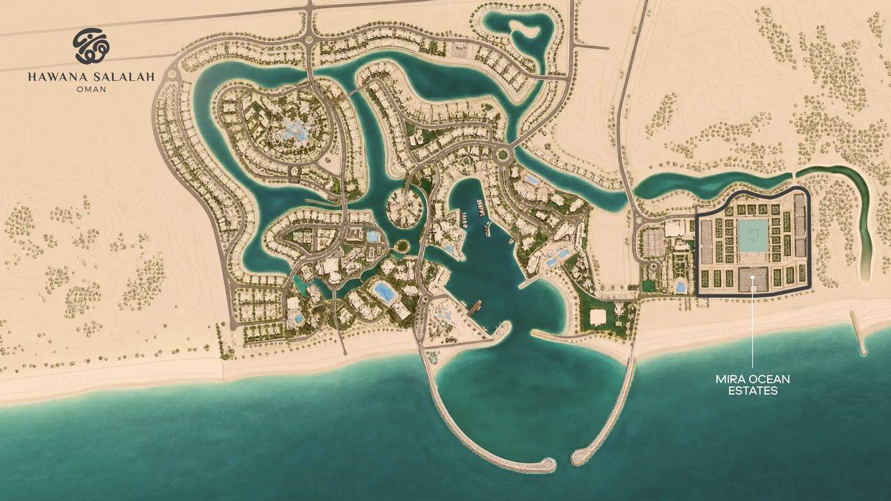 The site beside the Hawana Salalah masterplan
